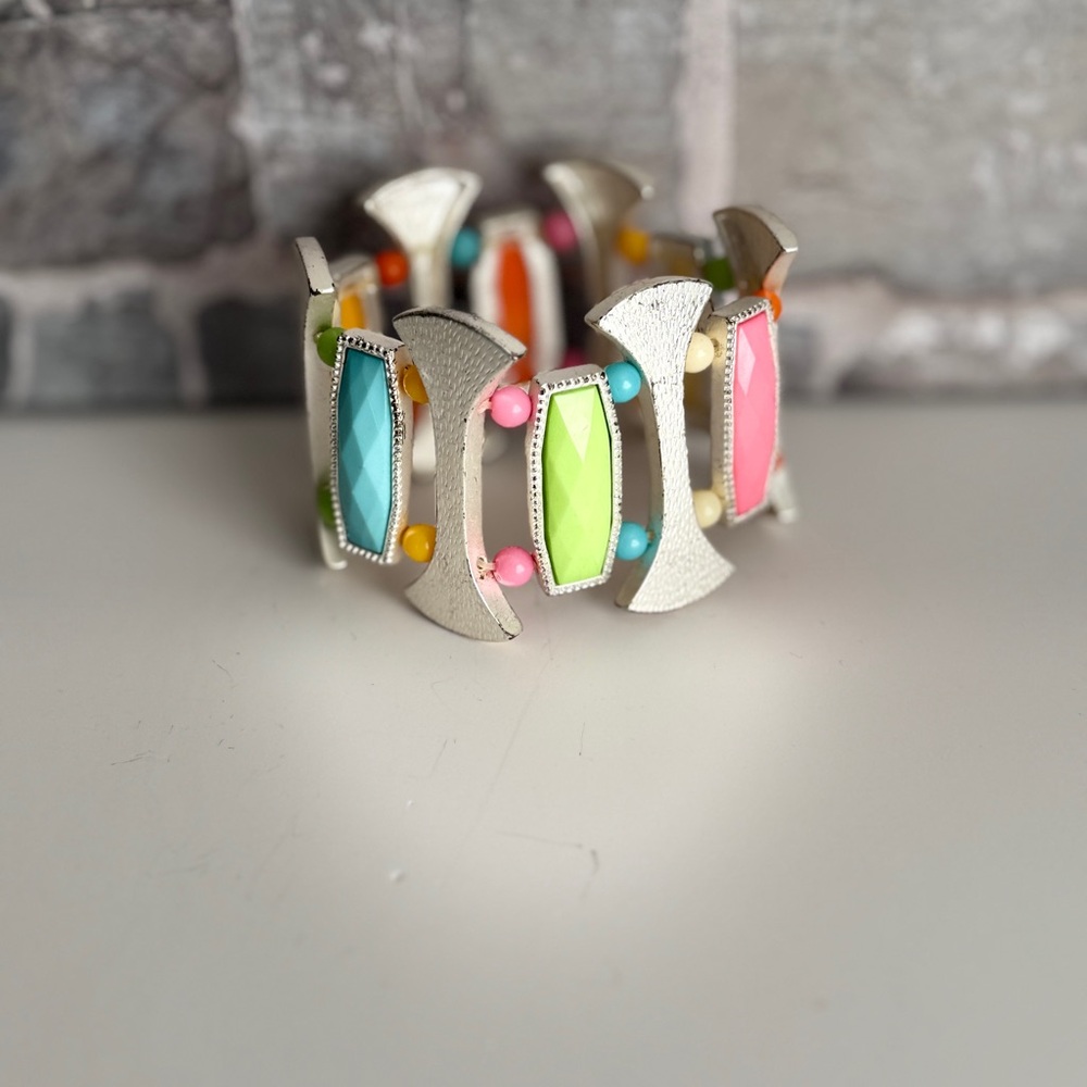 Colorful Geometric Bracelet